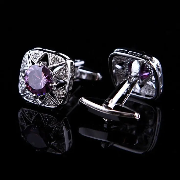 ABC Classic Men's Cufflinks – Elegant Shirt Accessories for Formal Wear, CL54